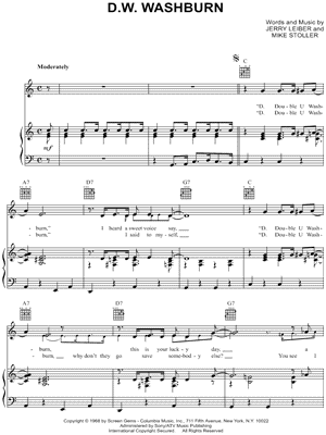 DW Washburn Sheet Music